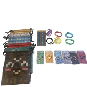 Set of Minecraft Kids Bracelet and School Stationery Set | School Case Lot of 48 - Bild 1 von 15
