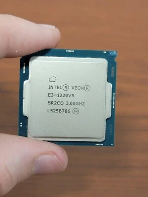 INTEL Xeon E3-1220 v5 Quad-Core Desktop CPU (LGA1151, SR2CQ) - TESTED - Image 1 of 2