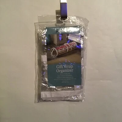 Whitmor Transparent Holiday Gift Wrap Organizer Storage Tube 8.74 in x 31 in - Image 1 of 4