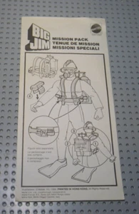 Notice Mission Pack / Big Jim - Mattel 1984 - Imagen 1 de 2