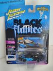 Johnny Lightning noir avec flammes série 1993 Pontiac Firebird T/A noir/bleu