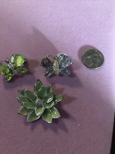 Brooches Set Of 3 - Picture 1 of 3
