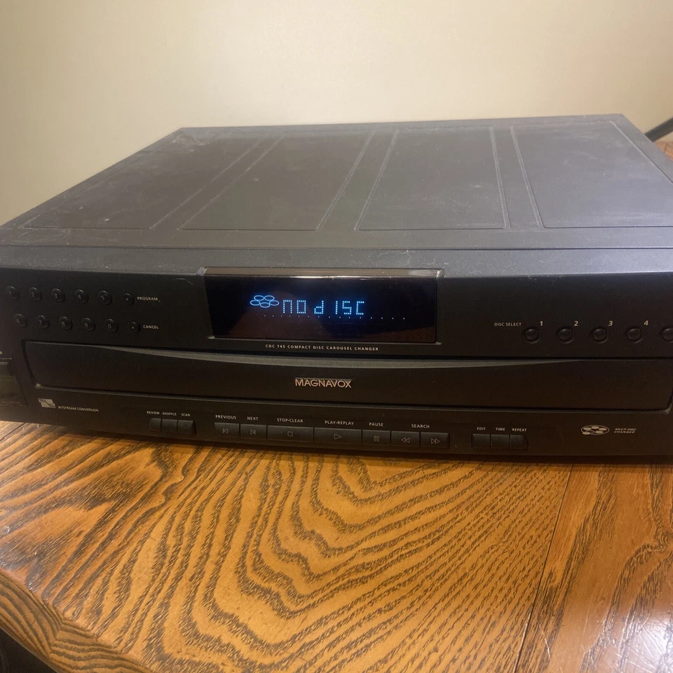 Magnavox CD Player Changer 5 Disc Carousel Changer CDC745 Vintage CDC 745 - Image 1 of 1