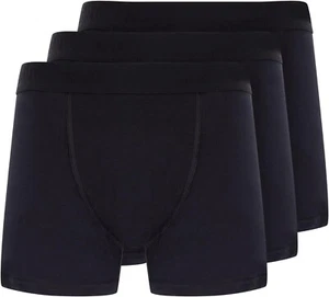Men's Cornwall Hill Premium Stretch Cotton Boxer Shorts – Pack of 3, Tagless - Picture 1 of 7