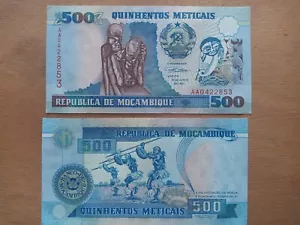 MOZAMBIQUE 500 METICAIS 1991 - Imagen 1 de 1