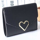 Cute Love Heart Hasp Trifold Wallet Ladies Mini Handbag Clutch Bag Coin Purse