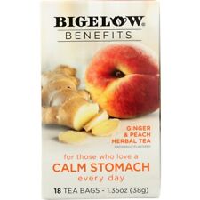 Ginger And Peach Herbal Tea 1.35 Oz By Bigelow
