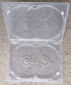 Multiple Disc DVD Case - 15mm Spine - Can Hold upto 4 Disks - Clear - Afbeelding 1 van 1