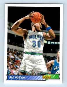 1992-93 Upper Deck Bob McCann Rookie Minnesota Timberwolves #382 - Picture 1 of 2