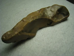 Feuerstein antike rohe Klinge Schneiderwerkzeug Kansas River Fund 90,5 Gramm - Bild 1 von 17