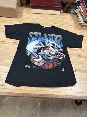 Vintage 1994 Orlando Magic T-Shirt Double Sided Nutmeg Mills Sz XL NBA - Image 1 of 4