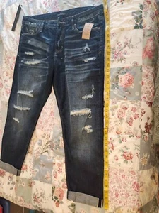 Neu mit Etikett DAMENKULT DER INDIVIDUALITÄT JEANS Größe 31 Alter Ego Boyfriend Yukon 185 $ - Bild 1 von 10