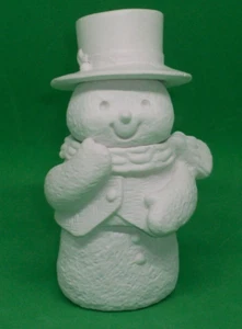 Hallmark 2017 KOC Event Workshop Special Snowman - Top Hat - Unpainted - NIB - Bild 1 von 14