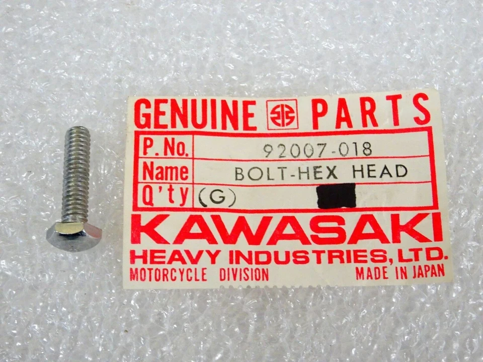 1966 Kawasaki A1 Samurai é genuíno Kawasaki Novo Estoque Antigo (NOS) parafuso de guidão, - Imagem 1 de 4