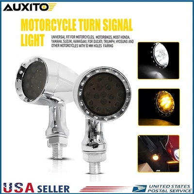 Intermitente de luz de giro LED para motocicleta para Harley Sportster Iron 1200 883 XL A Foto 1 de 4