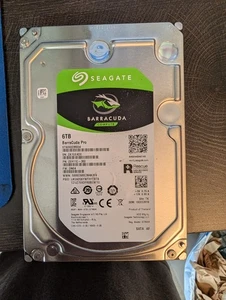 Seagate Barracuda 6TB Internal Hard Drive 3.5" 185MB/s 256MB Cache (ST6000DM004) - Picture 1 of 1