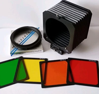 Hasselblad 93mm Lens Hood Red Orange Yellow Green Filter Gelatin CF 40 350 500 - Image 1 of 4