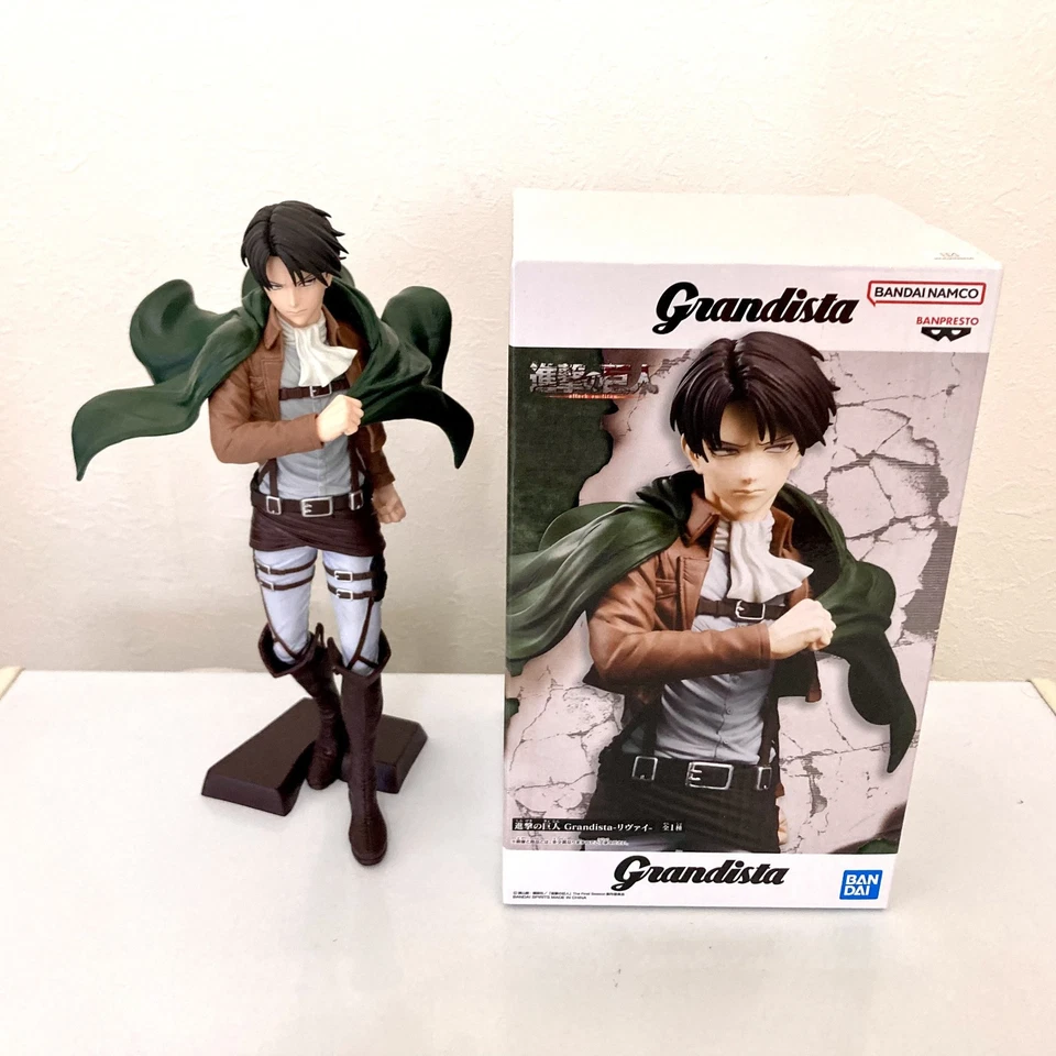 Attack on Titan Grandista Levi Ackerman 270 mm Banpresto Bandai Namco Foto 1 de 4