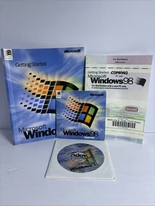 Windows 98 For PCs Without Windows BOX CD-ROM W/ 2nd Edition Update CD - Picture 1 of 10