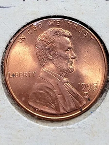 RARE 1995 D Double Die Lincoln Cent - Picture 1 of 5