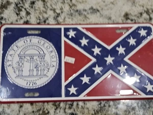 State Of Georgia Licence Plate Metal - Picture 1 of 2