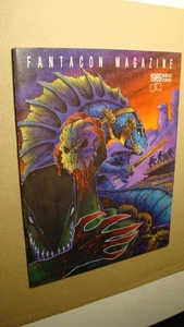 FANTACON MAGAZINE 1989 *HIGH GRADE* AUTOGRAPHED BY KEVIN EASTMAN TMNT LAIRD ART - Picture 1 of 5