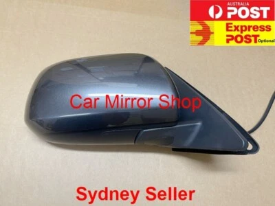 NEW DOOR MIRROR FOR TOYOTA KLUGER 2007-2010 Right Driver SIDE,No Puddle, Grey - image 1 of 4