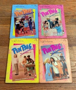 Lot of 4 PEN PALS Series Books Sharon Dennis Wyeth Paperback Vintage 1989-1990 - Picture 1 of 1