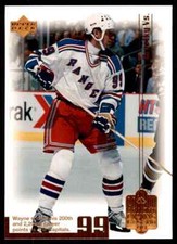 1999-00 UPPER DECK LIVING LEGEND WAYNE GRETZKY NEW YORK RANGERS #57