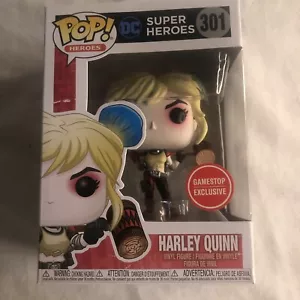 Funko Pop! Heroes: Harley Quinn (GameStop) Vinyl Figure - Picture 1 of 6