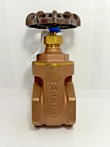Matco Norca 514 Series Brass 2" Non Rising Stem Gate Valve 514T08 - Picture 1 of 7
