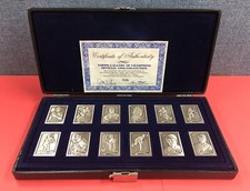 Topps 1989 Sterling Silver Gallery of Champions Collection W/ COA - Gwynn, Boggs