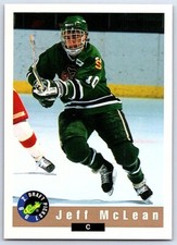 1992-93 Classic Draft Picks Jeff McLean North Dakota Fighting Sioux #85