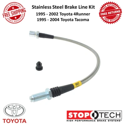 Kit de línea de freno único de acero trasero StopTech para Toyota Tacoma 1995-2002 y 4Runner Foto 1 de 4
