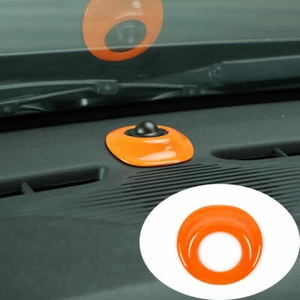 Orange Interior Automatic Headlight Sensor Trim Cover for Dodge Challenger 2015+ - Picture 1 of 12