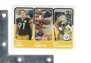 2003 Topps Total #355 Casey Hampton/Aaron Smith/Kimo novato radiocontrol casi nuevo+ ¡Lo último! ACEROS - Imagen 1 de 1
