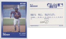 1990 Star St Lucie Mets DJ Dozier #6