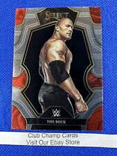 2023 #122 The Rock Panini Select WWE Legends Premier Level Silver Base Card