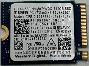 WESTERN DIGITAL SDBPTPZ-512G-1012 |512GB|M.2 NVMe SSD|#95209# - Picture 1 of 2