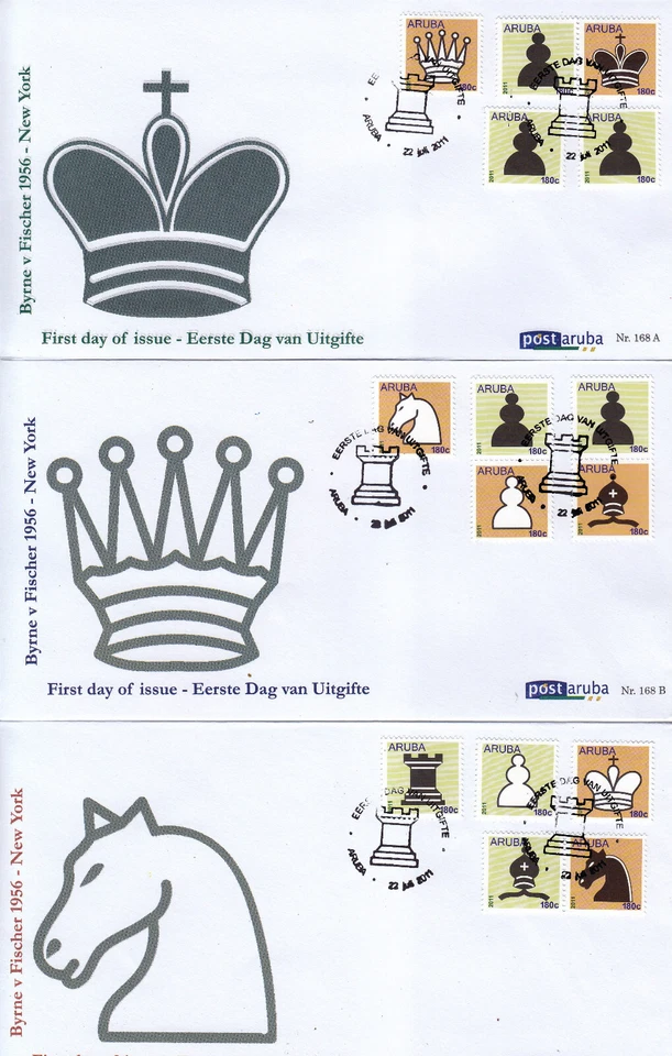 Arubu Issue FDC 2011 (168) 国际象棋 — 第 1/1 张图片