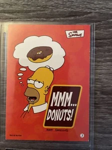 HOMER SIMPSON Mmm... Donuts! 2002 Topps The Simpsons Sticker #3 C2 - Picture 1 of 2