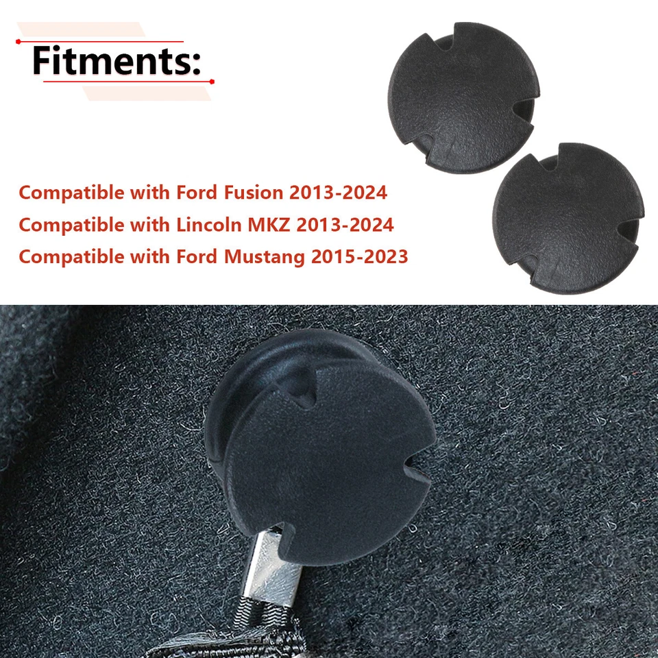 2x Tuerca de red de carga para panel de moldura de maletero trasero interior Ford Fusion Mustang 2013-24 Foto 1 de 4