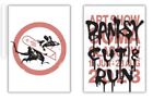 AUTHENTIC Banksy Cut And Run Exhibition Poster Set Glasgow 2023 