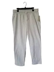 All in Motion Womens Fleece Taper Leg Pant Heather Gray Size L NWT - Picture 1 of 15