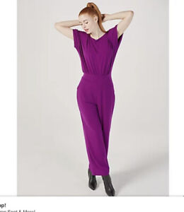 Kim & Co Imperial Purple 3xl  Tall Soft Touché Pockets  Dolman  Bnwt £98