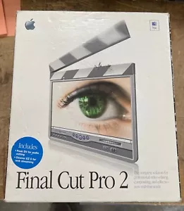 Apple Final Cut Pro 2 RETAIL (M8179Z/A) w/2 Licenses - Picture 1 of 8
