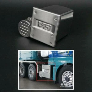 LESU RC Metal Exhaust Tank V8 For DIY Part Tamiya 1:14 Tractor Truck Model Cars - Picture 1 of 7
