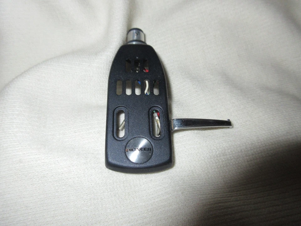 Tocadiscos Pioneer Phono Negro Cabezal De Colección Para Reproductor de Discos con Cables PL Foto 1 de 2