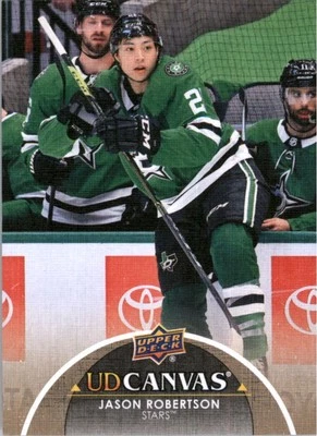 2021-22 Upper Deck Canvas #C147 Jason Robertson - HKY - Image 1 of 2