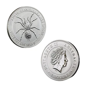2015 Australian Funnel Web Spider 1oz 999 Fine Silver Coin BU US - Picture 1 of 6